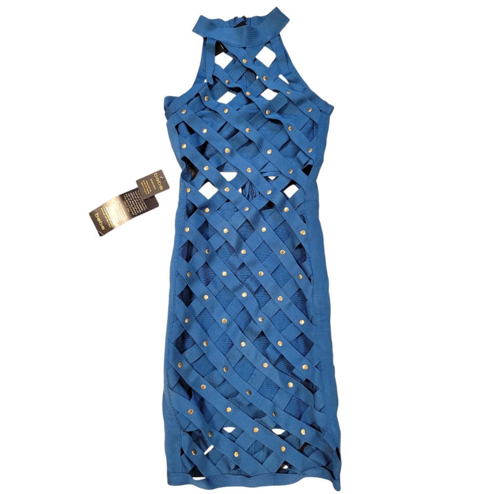 Bebe Cris-Cross Bandage Dress NWT